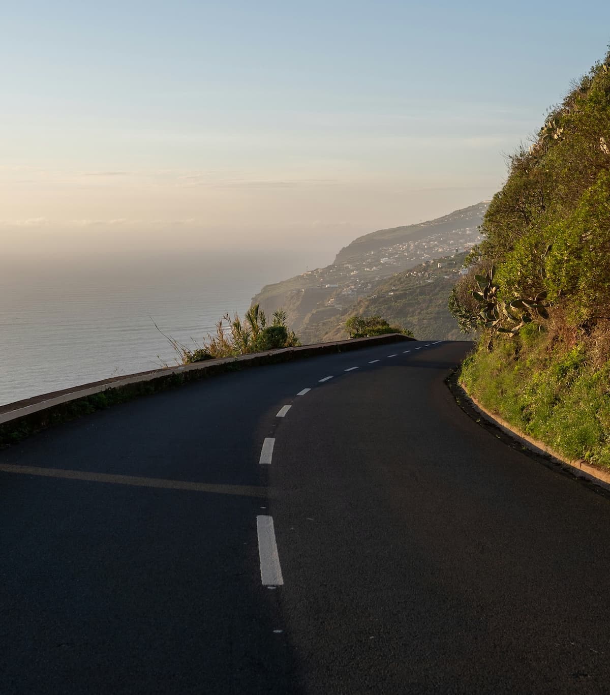 Madeira coastal mountains roads